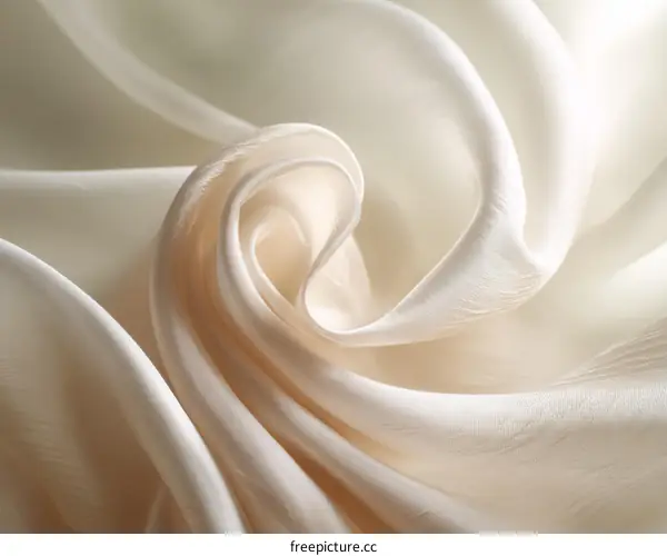 Soft Beige Silk Fabric Texture