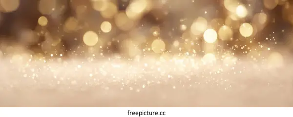 Golden Glitter Background Design