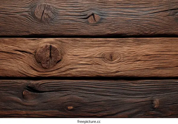 Dark Wood Plank Texture Background