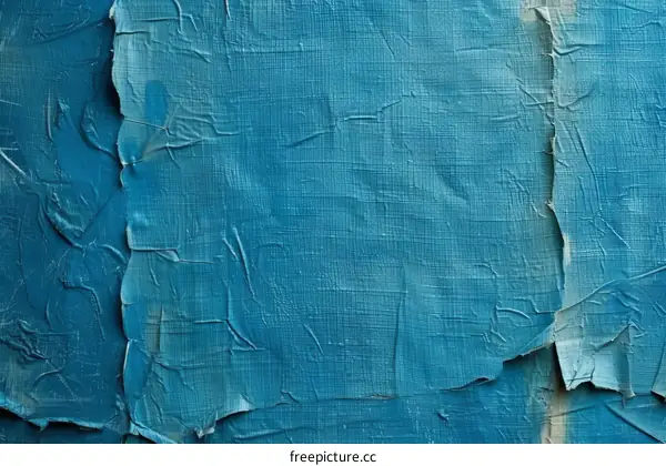 Blue creased paper texture