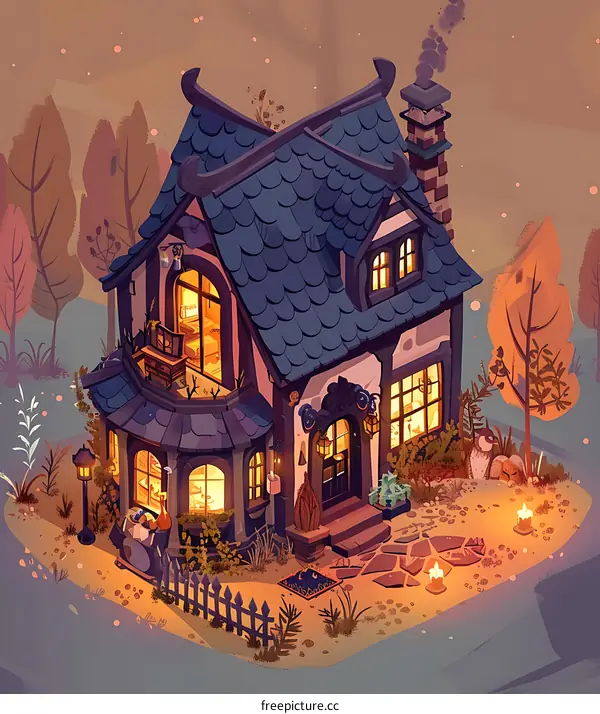 Cozy Cottage with Lights and a Fenced Yard