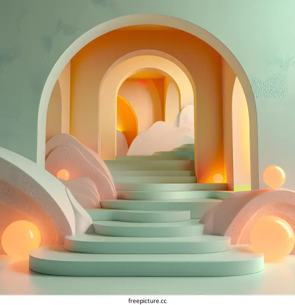 Soft Archways and Gentle Light