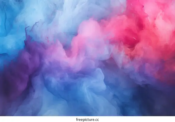 Colorful smoke background