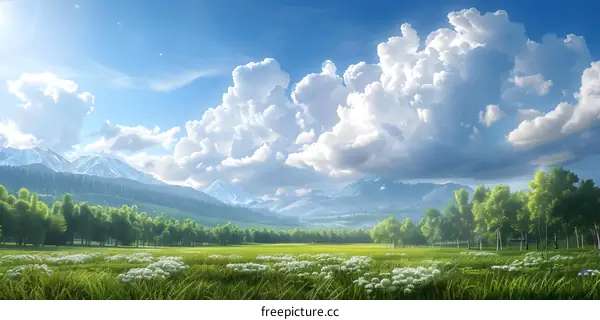 The vast prairie landscape