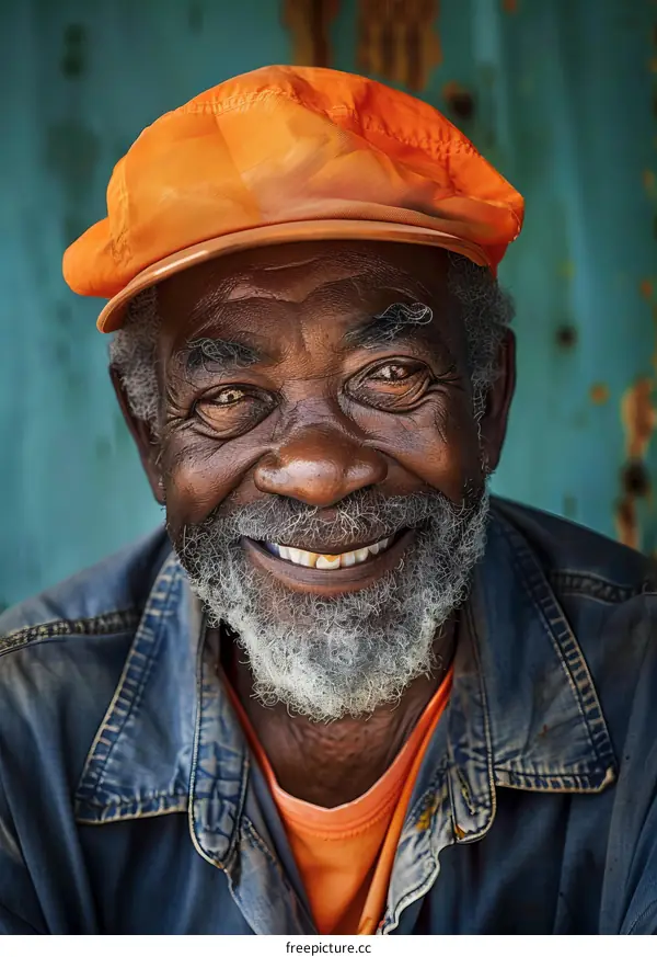 Portrait of a Smiling African American Man