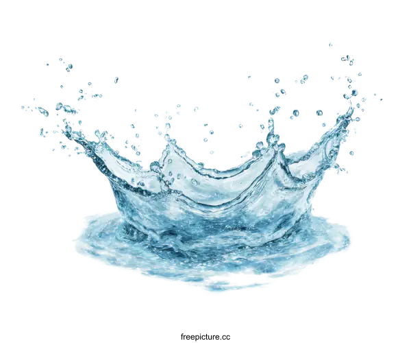 [Transparent Background PNG]Water Splash Image Illustration