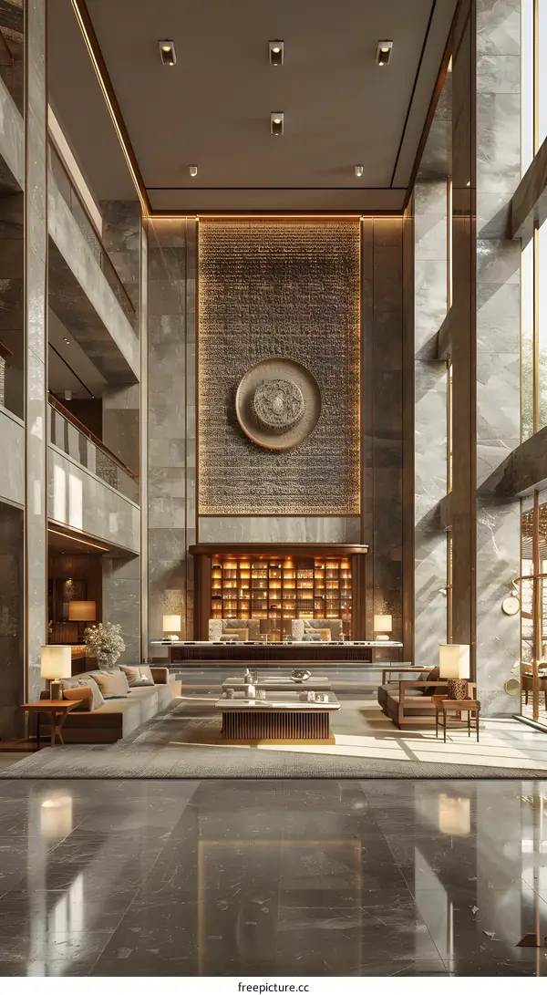 Hotel Lobby Interior