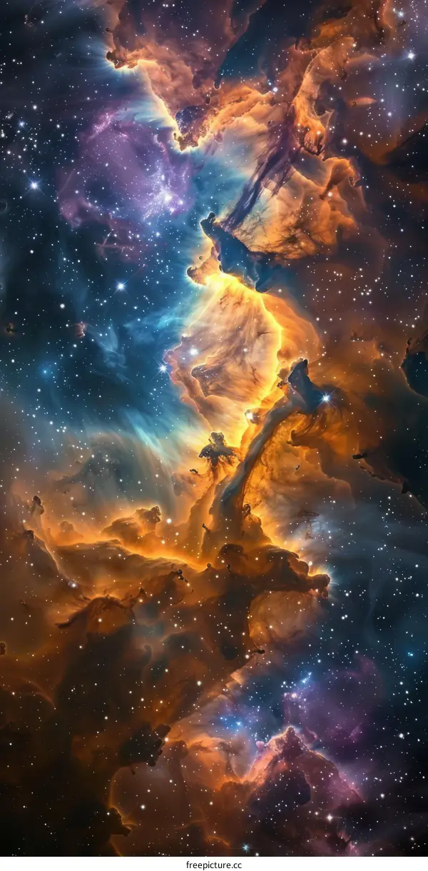 Eagle Nebula: Pillars of Creation in the Milky Way