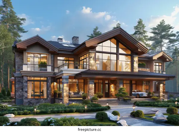 Luxury Modern Country House Exterior
