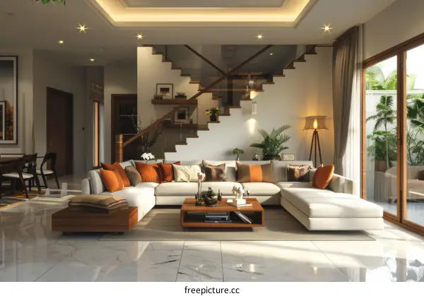 Modern and Simple Living Room Decor