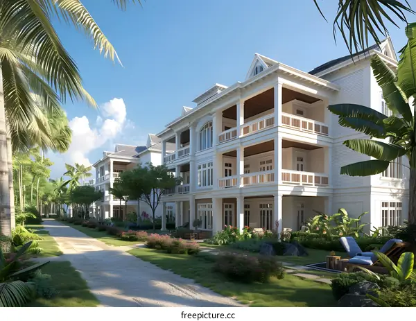 Luxury Tropical Villa Complex