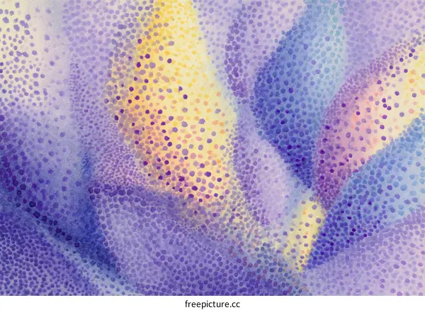 Abstract Watercolor Dotted Design