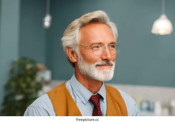 Portrait of a Senior Caucasian Man