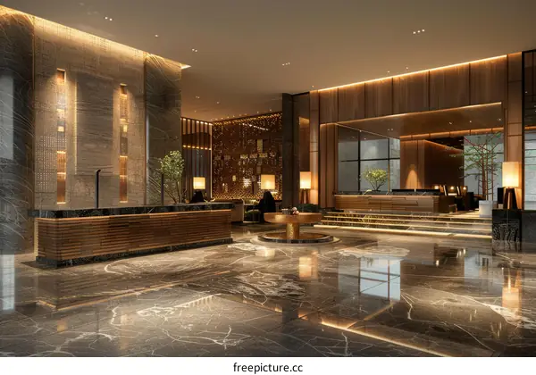 Luxury Hotel Lobby Interior Design