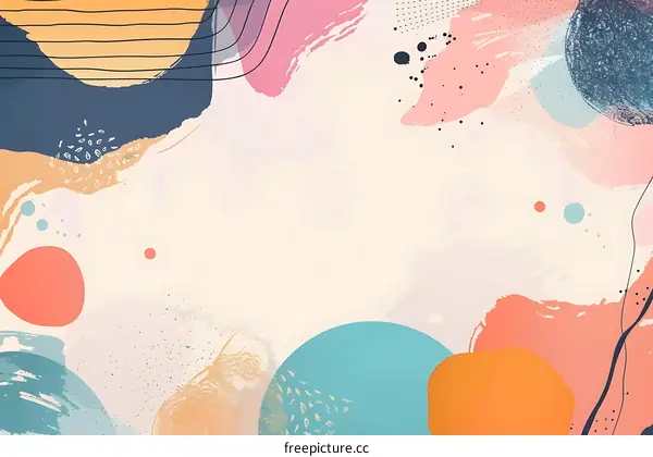 Abstract Colorful Shapes Background Design