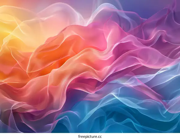 Abstract Colorful Fabric Texture