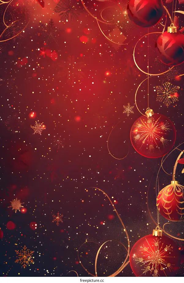 Christmas red background