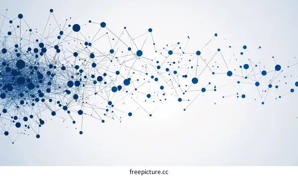 Abstract Network Diagram Illustration