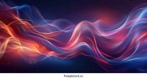 Colorful Nebula in Deep Space