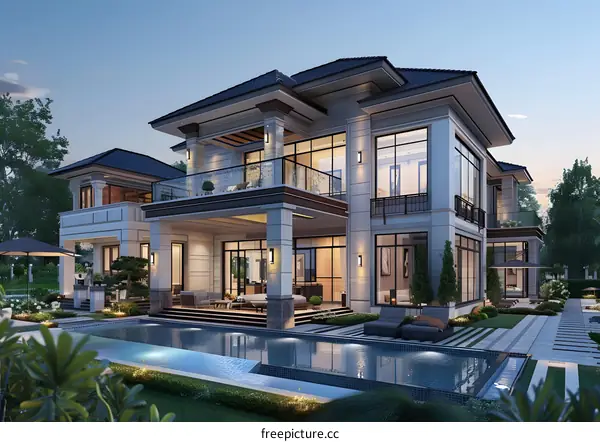 Modern style villa