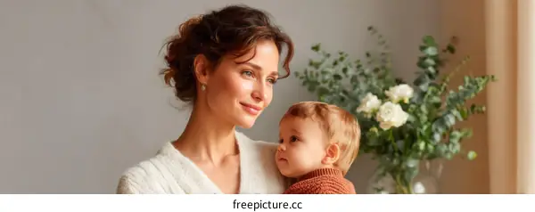 Mother and Child Bonding Moment