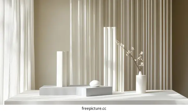 Minimalist Modern Still Life Arrangement