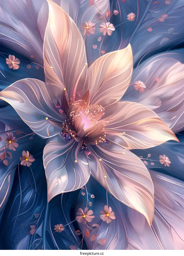 Blossoming Aesthetic Flower