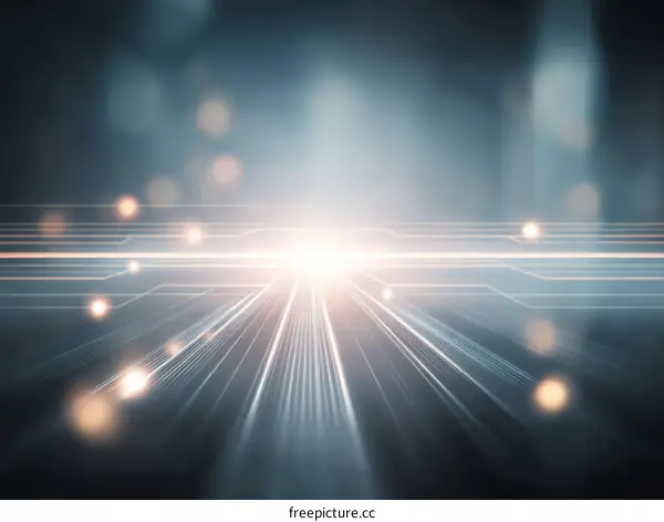 Abstract Futuristic Technology Background