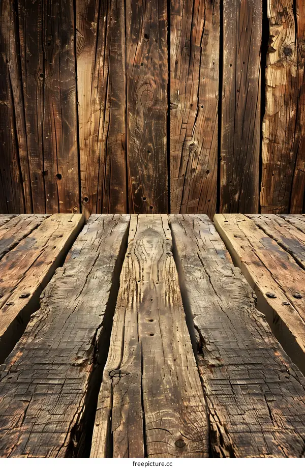 Rustic Wooden Background Texture