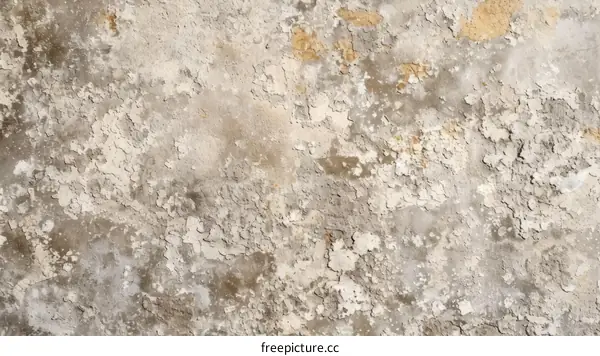 Close-up of old weathered wall with peeling paint