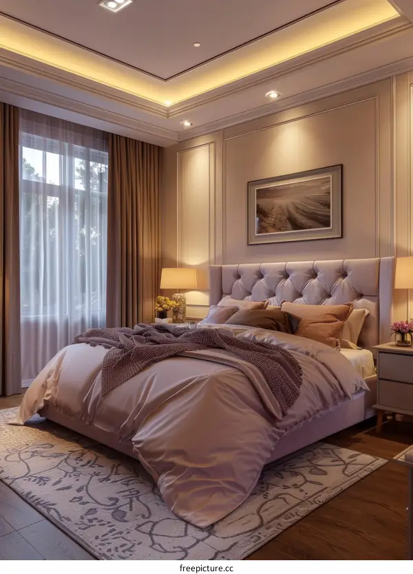 Elegant Master Bedroom Interior Design