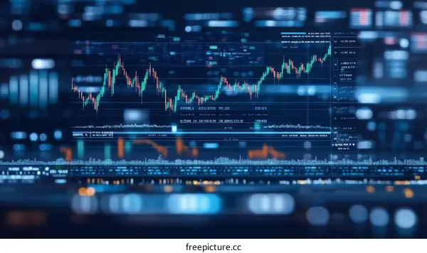 Financial Data Display on a Computer Screen