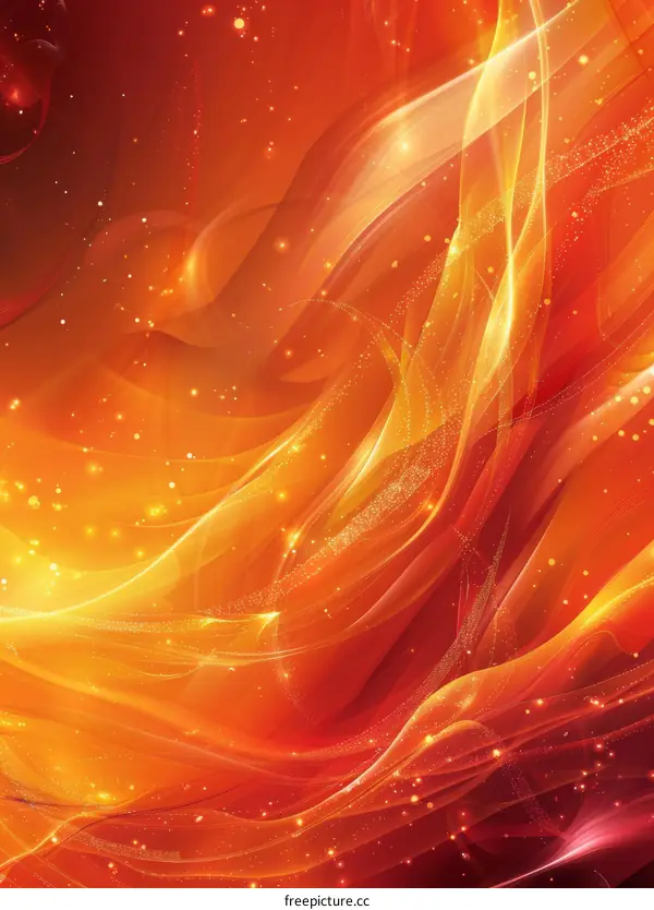 Orange Light Painting