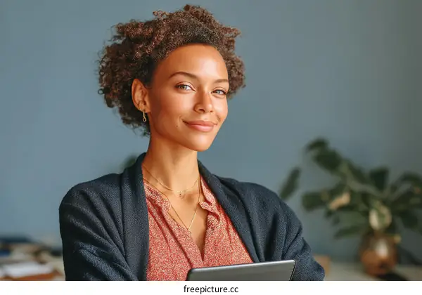 Portrait of a Confident Black Woman