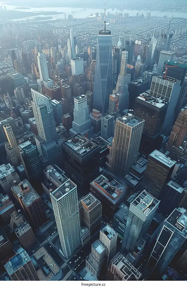 Manhattan Skyline: A View of New York City