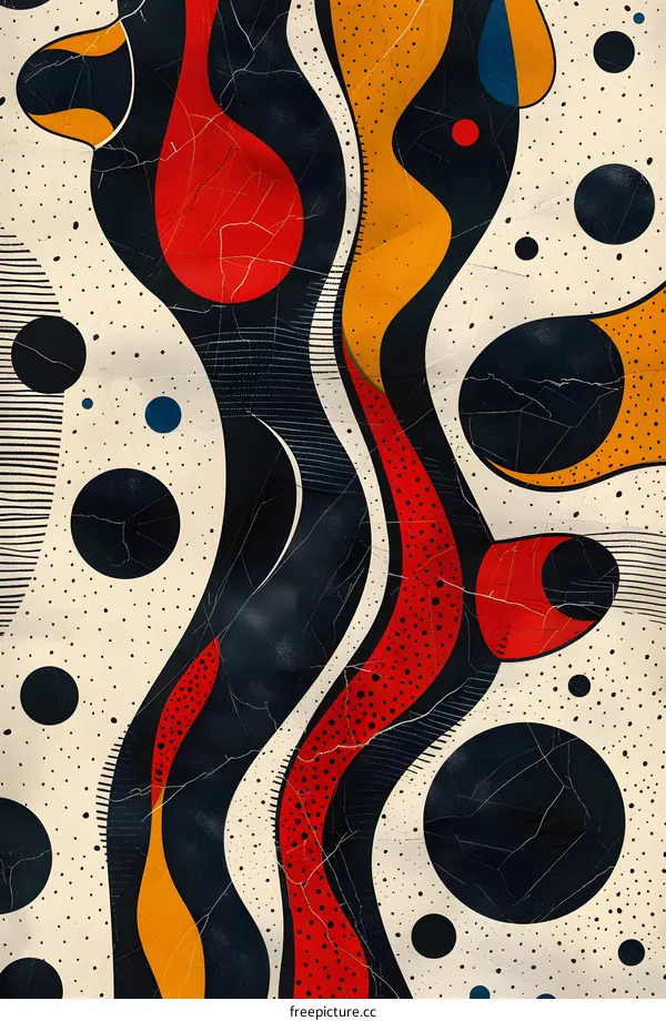 Abstract Background with Colorful Shapes