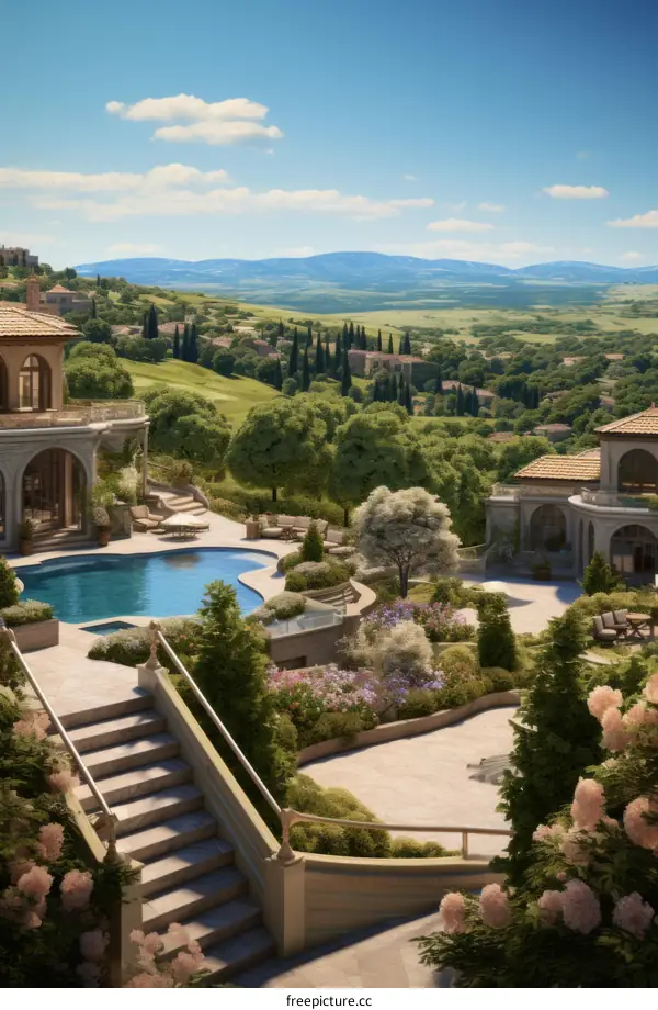 Luxury Italian Villa with Pool and Vineyard