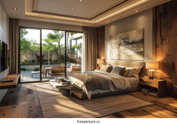 Modern bedroom interior design