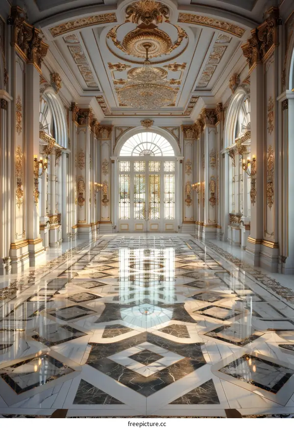 Luxurious Palace Hall Interior Design