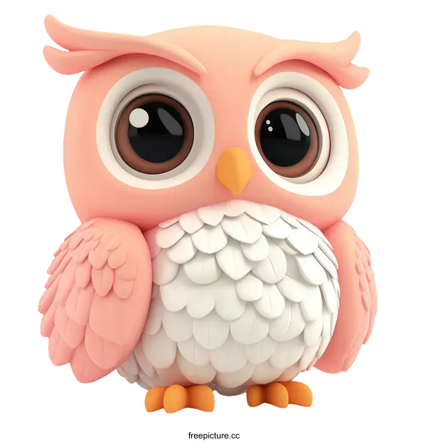 [Transparent Background PNG]Cute Cartoon Owl Illustration