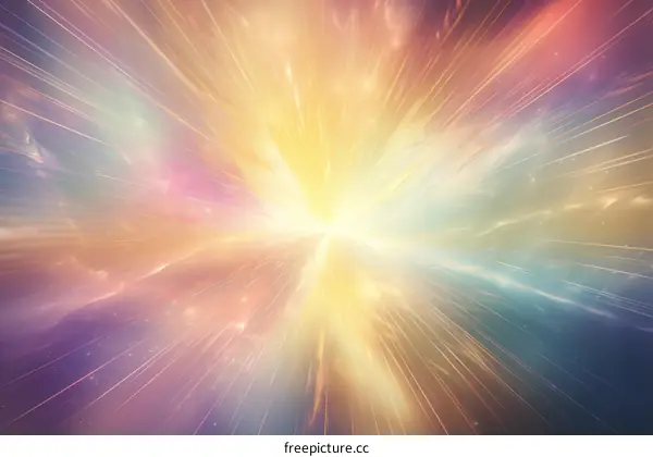 Colorful Abstract Space Background