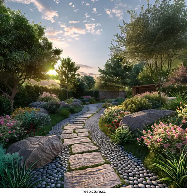 Japanese Garden: Peaceful Tranquil Oasis