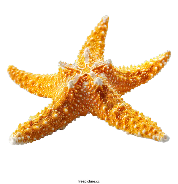 [Transparent Background PNG]Isolated Starfish on White Background