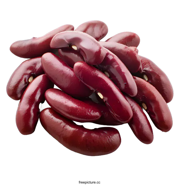 [Transparent Background PNG]Close up of red kidney beans