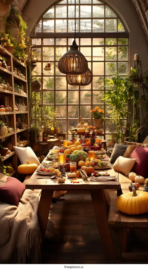 Rustic Farmhouse Thanksgiving Table