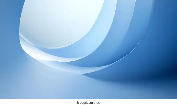 Abstract Blue Geometric Design