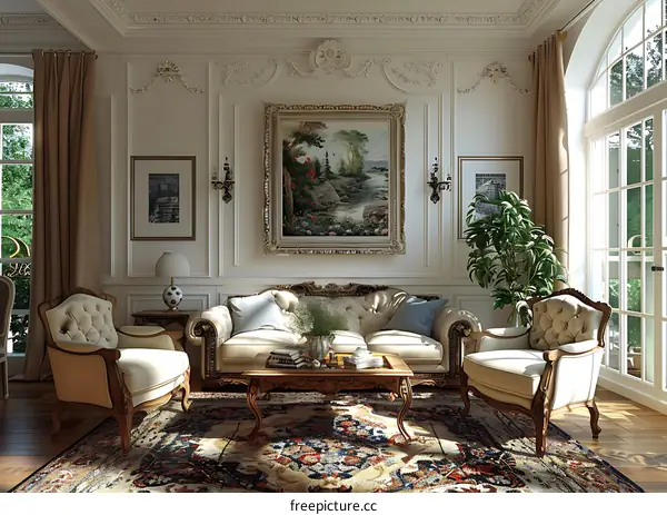 European-style living room