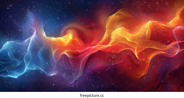 Abstract Colorful Cosmic Energy Flow
