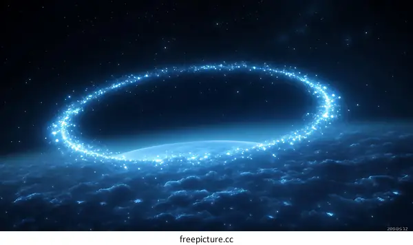 Mystical Cosmic Ring Nebula