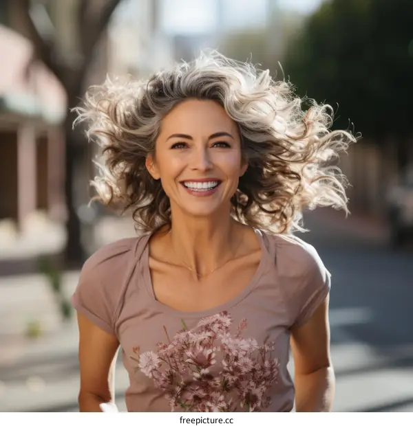 portrait of a smiling woman